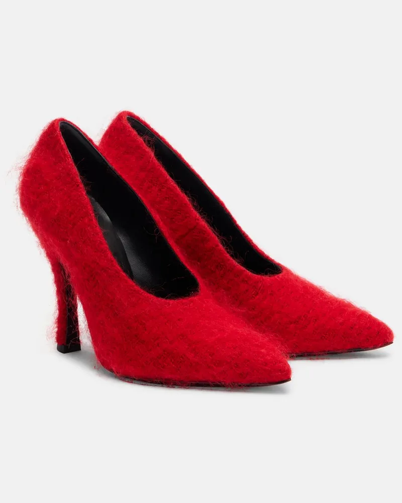 Magda Butrym Pumps aus Filz Rot