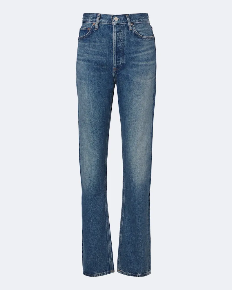 AGOLDE Straight Jeans 90's Pinch Blau