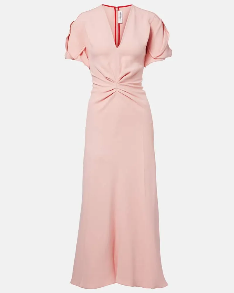 Victoria Beckham Midikleid Rosa