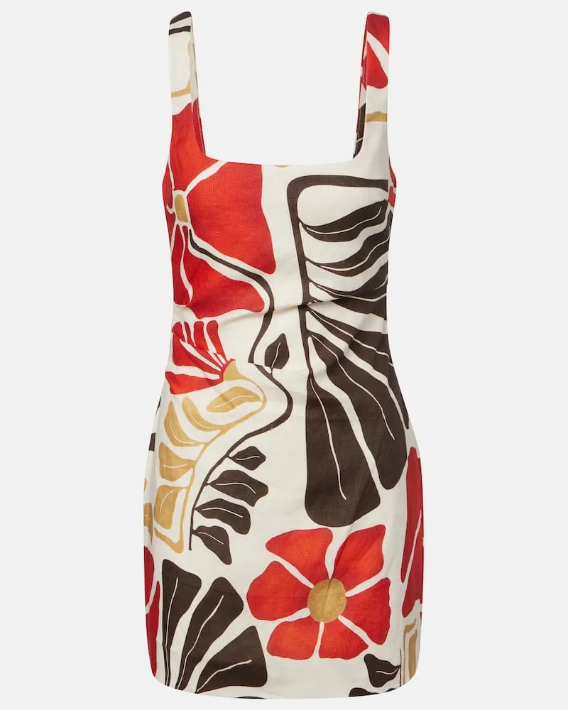 SIR Minikleid Julietta aus Leinen Rot