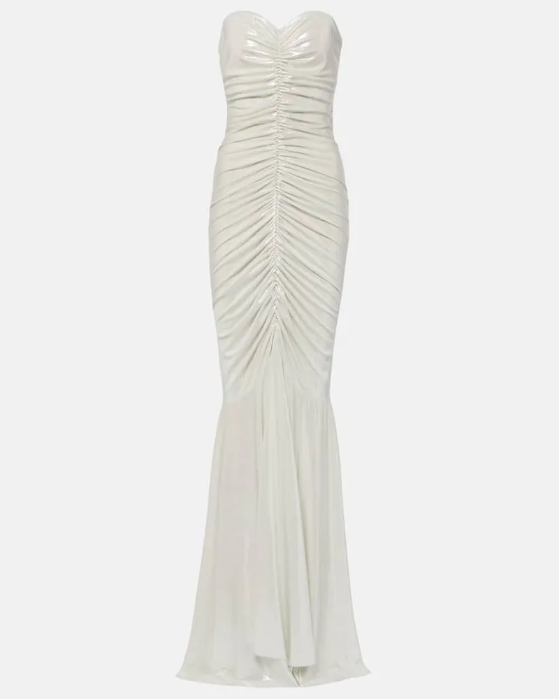 Norma Kamali Robe Weiß