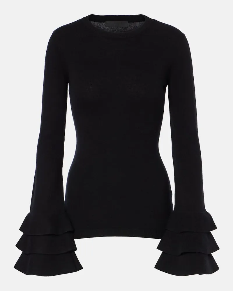 Valentino Garavani Pullover aus Wolle Schwarz