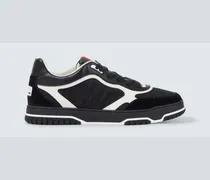 Sneakers Re-Web GG aus Canvas mit Veloursleder