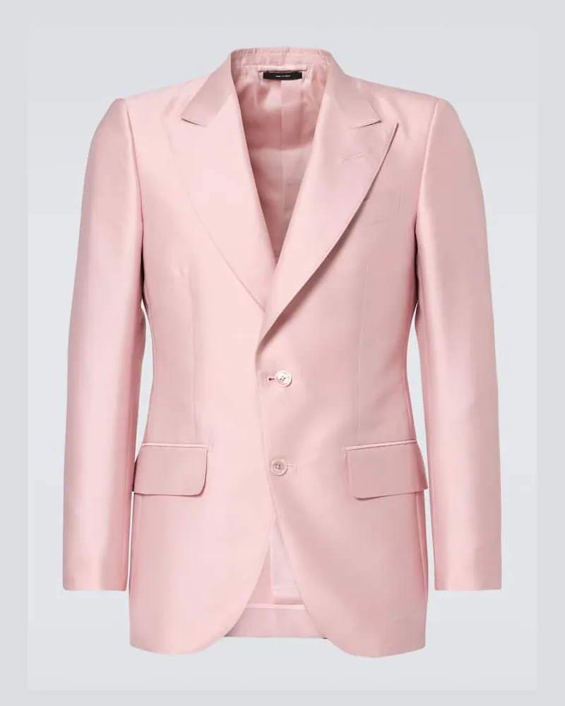 Tom Ford Anzugjacke Dyllan aus Twill Pink