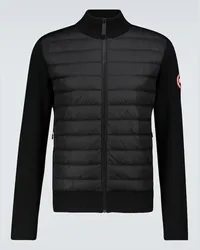 Canada Goose Cardigan HyBridge aus Wolle Schwarz