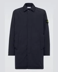 Stone Island Carcoat Compass aus Twill Blau