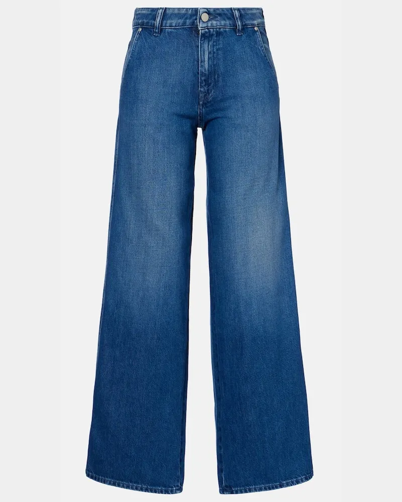 Adriano Goldschmied Wide-Leg Jeans Osaka Blau