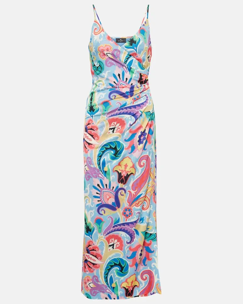 Etro Bedrucktes Midikleid Multicolor