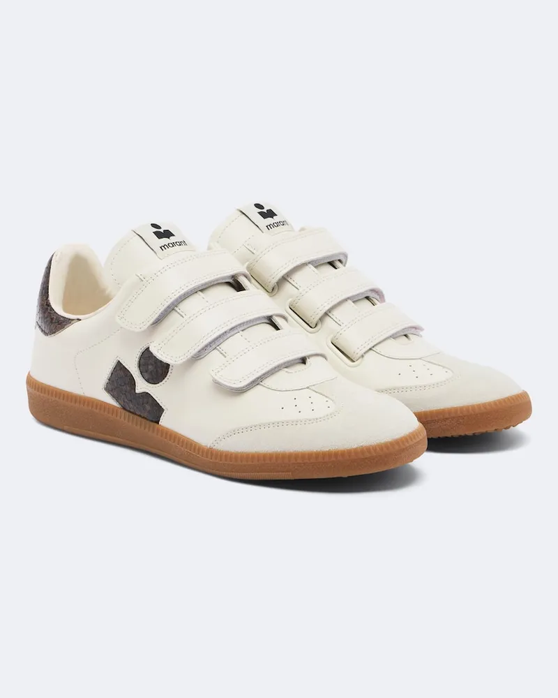 Isabel Marant Sneakers Beth aus Leder Weiß