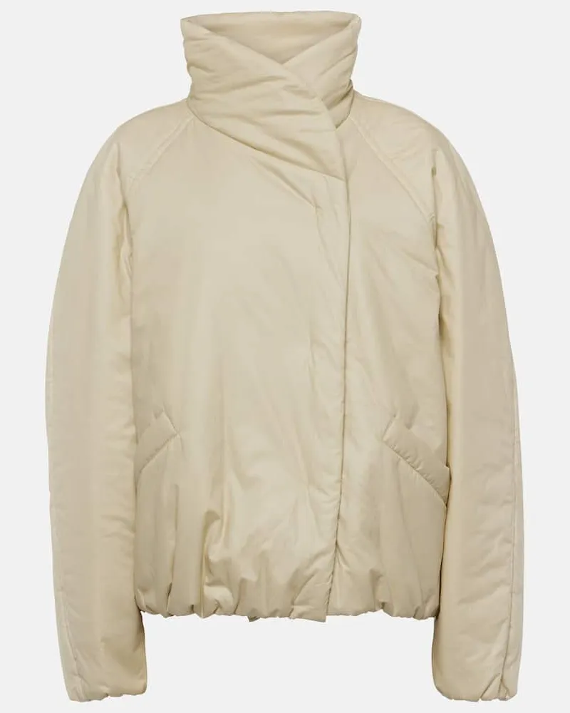 Isabel Marant Wattierte Jacke Dylany Weiß