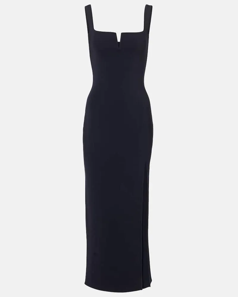 GALVAN Maxikleid Freya Schwarz