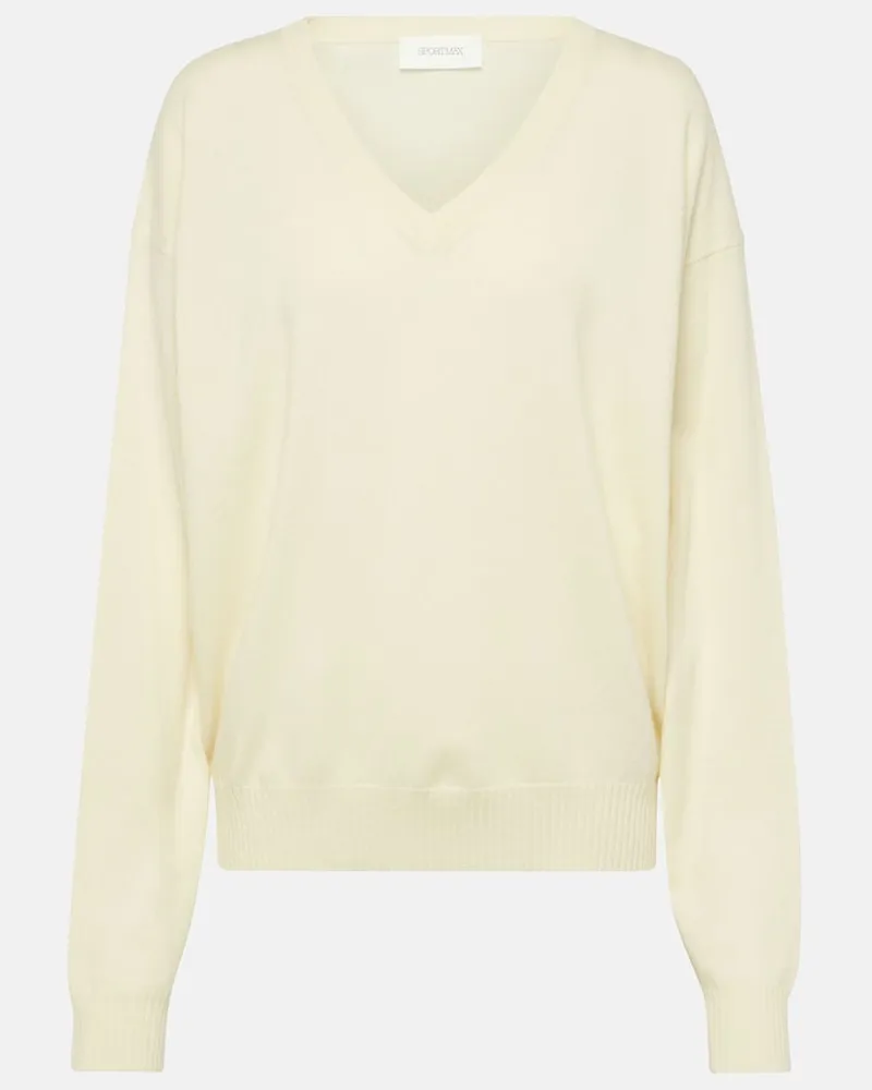 SPORTMAX Pullover Etruria aus einem Wollgemisch Gelb
