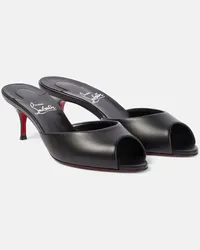 Christian Louboutin Pantoletten Me Dolly aus Leder Schwarz