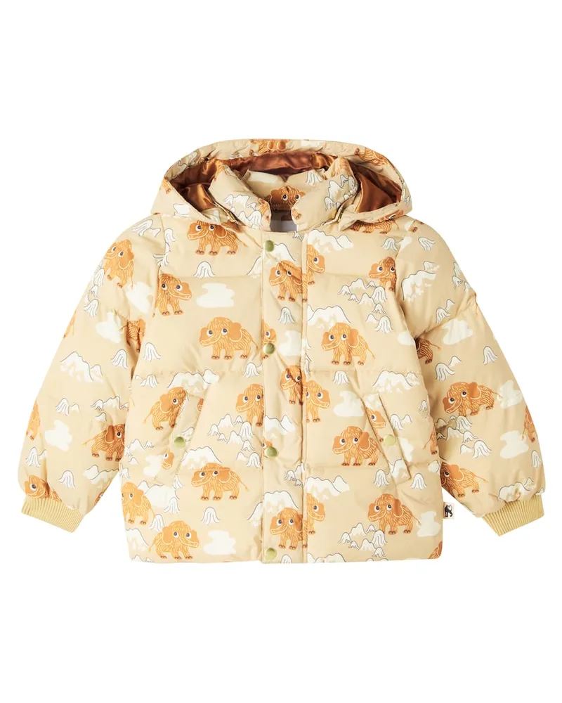 Mini Rodini Wattierte Jacke Mammoths Beige