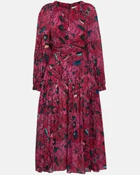 Ulla Johnson Bedrucktes Midikleid Helia Multicolor