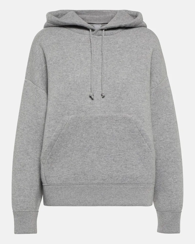 Bottega Veneta Hoodie aus einem Kaschmirgemisch Grau