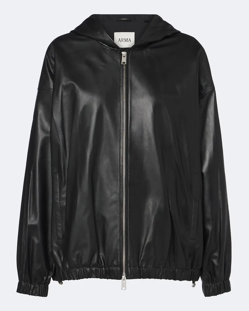 Arma Jacke Guisy aus Leder Schwarz