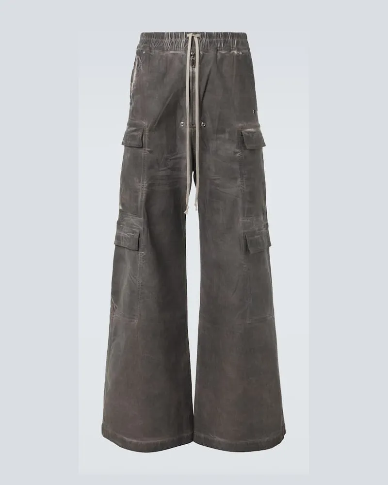 Rick Owens Oversize-Cargohose Bela Grau