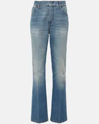 Victoria Beckham Straight Jeans Blau