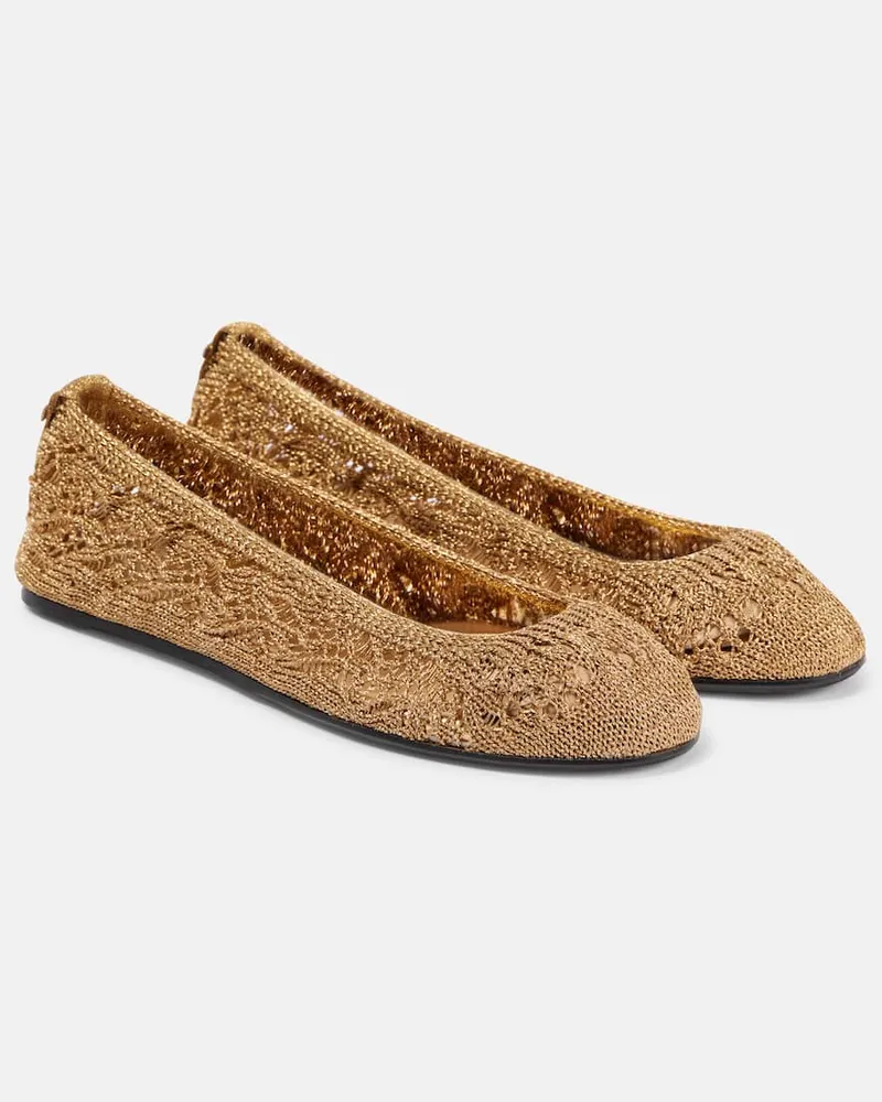 Isabel Marant Ballerinas Belna Gold