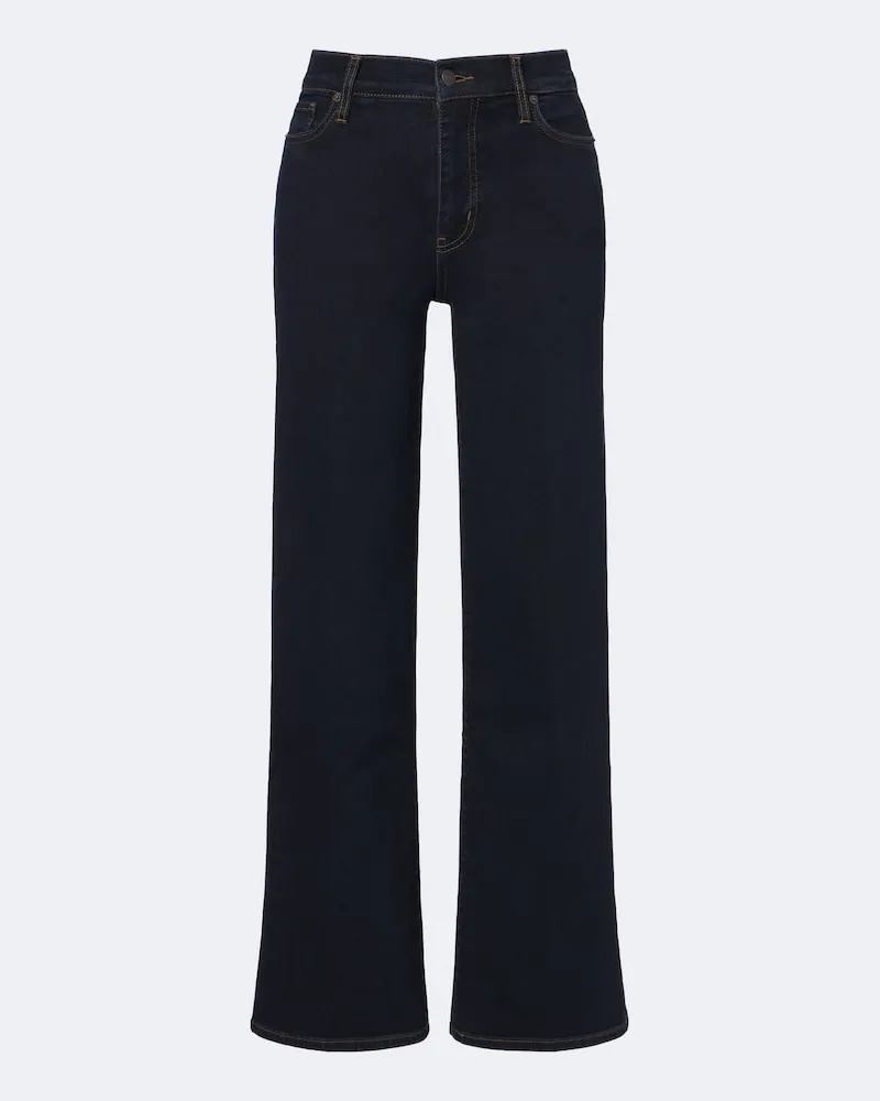 Frame Denim Wide-Leg Jeans Le Slim Palazzo Blau