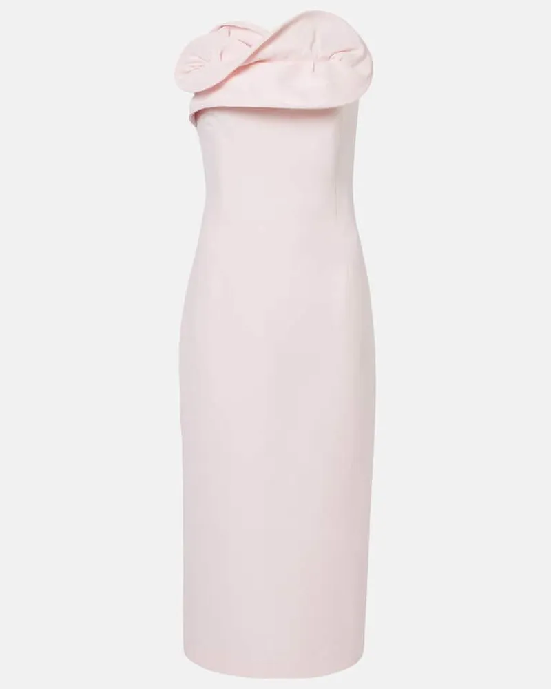 Magda Butrym Bustier-Kleid aus Seide Rosa