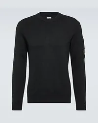 C.P. Company Pullover aus einem Wollgemisch Schwarz