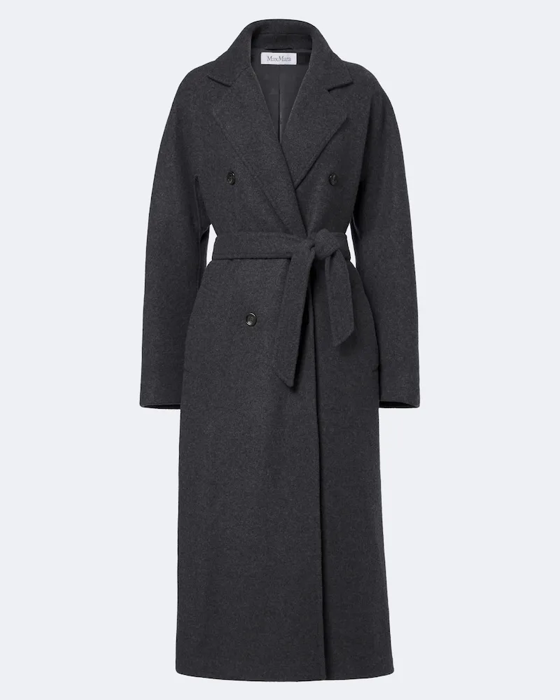 Max Mara Mantel aus Kaschmir Grau