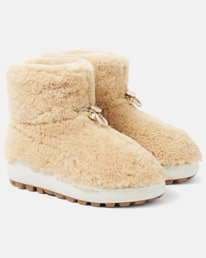 Bogner Schneestiefel Chamonix S 13 aus Shearling Nude