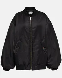 FRANKIE Shop Bomberjacke Astra aus Nylon Schwarz