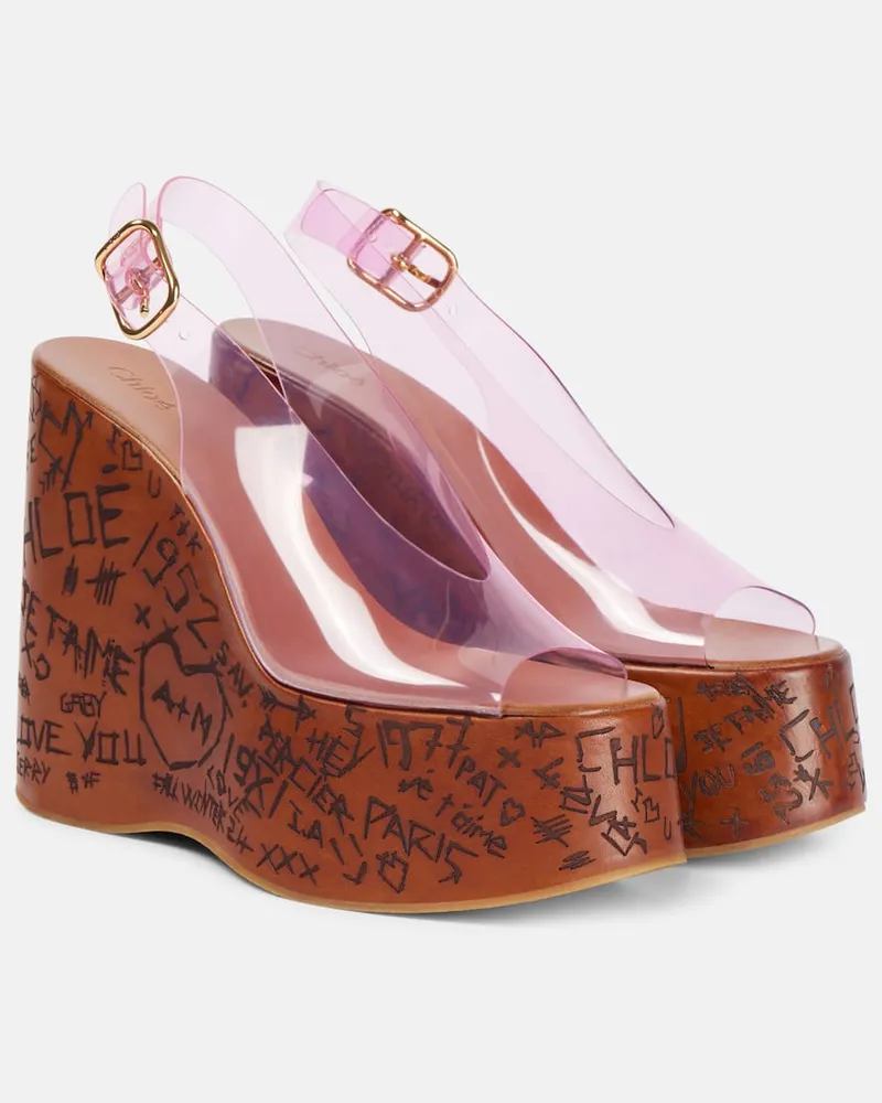 Chloé Chloé Wedges Maxime Pink
