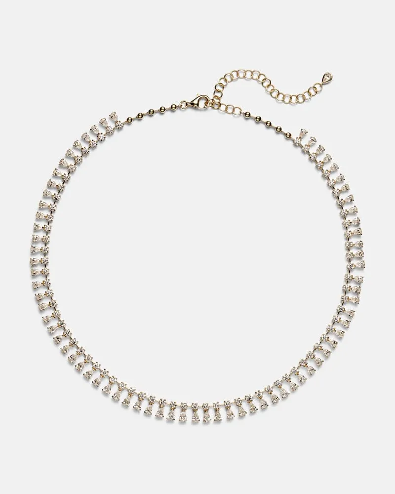 ANITA KO Choker aus 18kt Gelbgold mit Diamanten Gold
