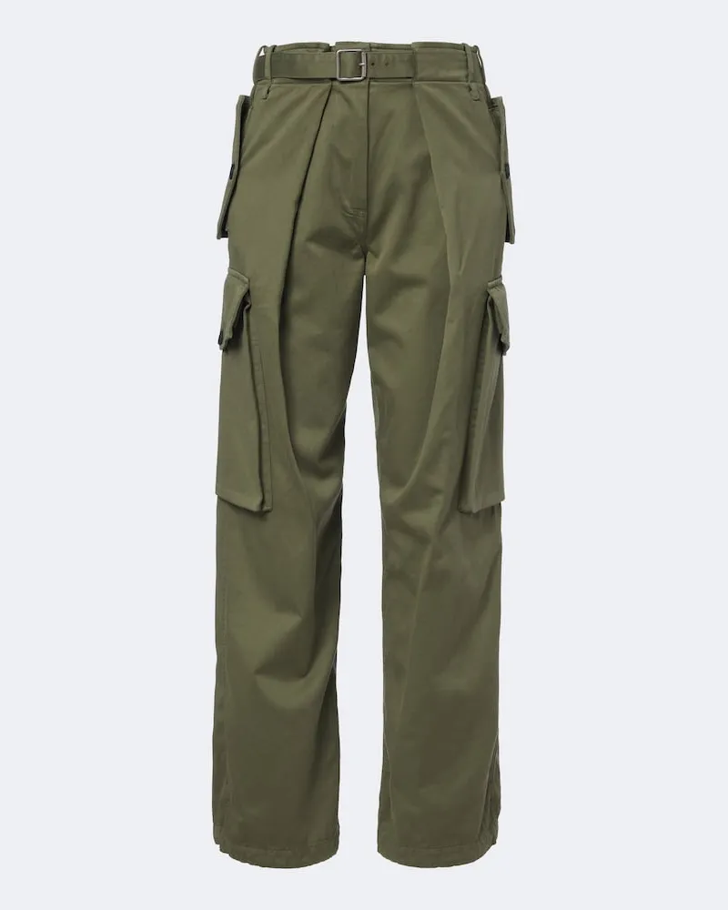 Loewe Cargohose aus Baumwolle Grün