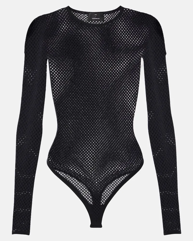 WARDROBE.NYC X RHW Body Web aus einem Wollgemisch Schwarz