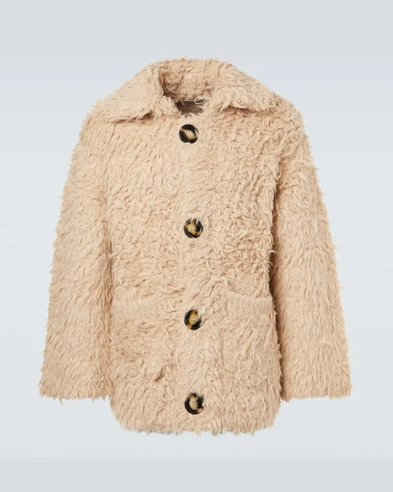 Acne Studios Cardigan aus einem Alpakawollgemisch Beige