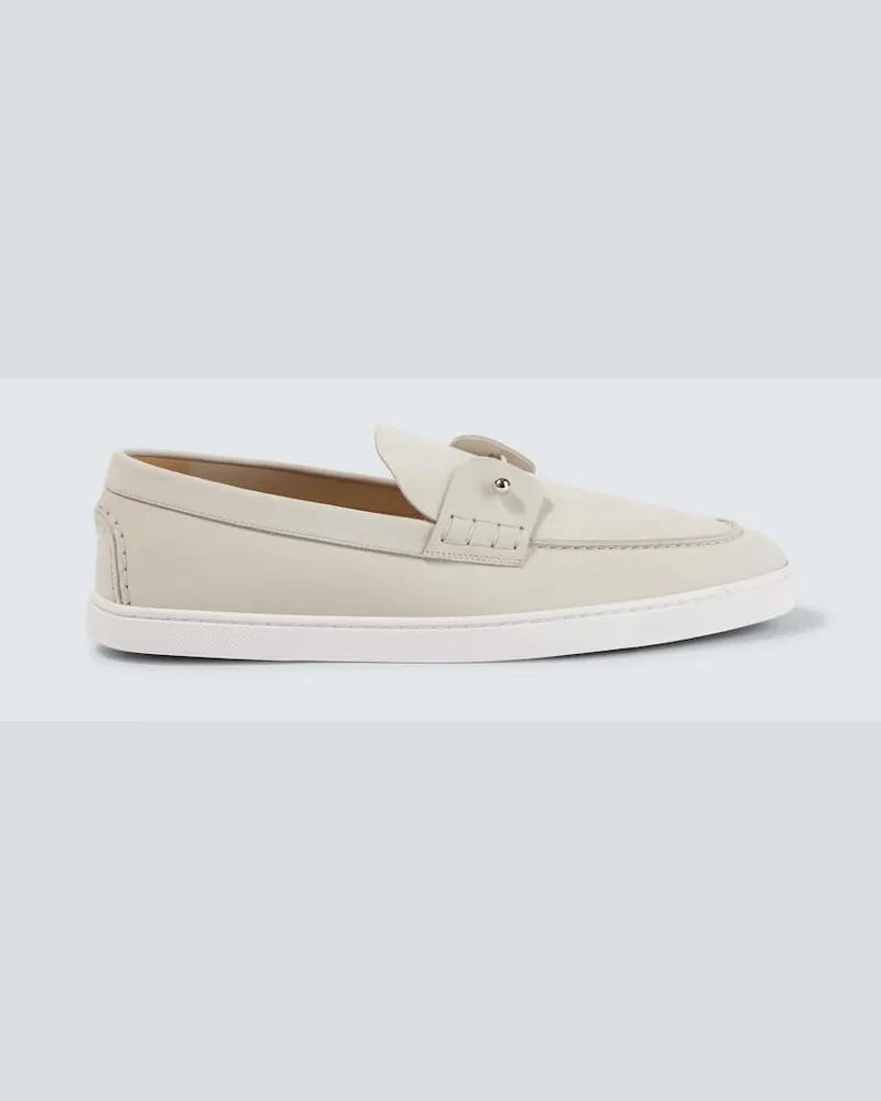 Christian Louboutin Slip-Ons Chambeliboat aus-Leder Weiß