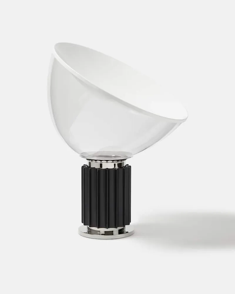 Flos Tischleuchte Taccia Small by Achille und Pier Giacomo Castiglioni (EU-Stecker Schwarz