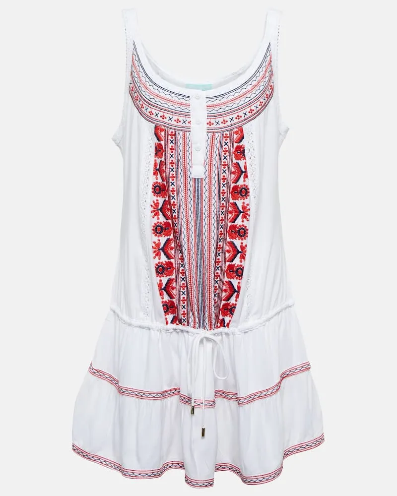 Melissa Odabash Minikleid Jaz Weiß