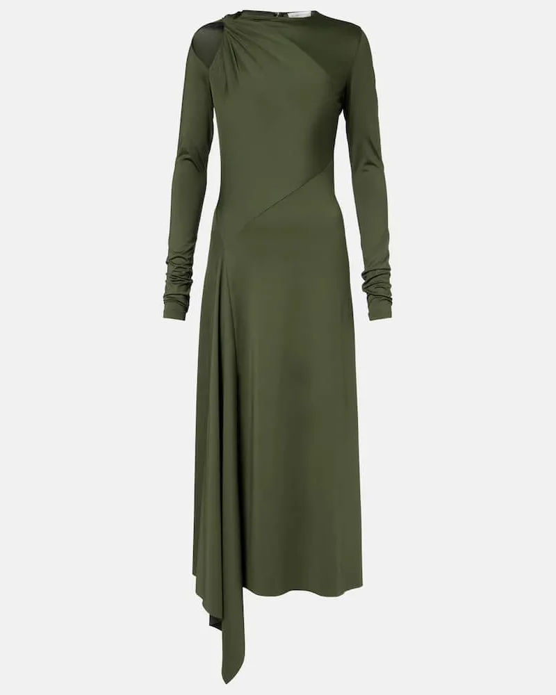 Victoria Beckham Midikleid Grün