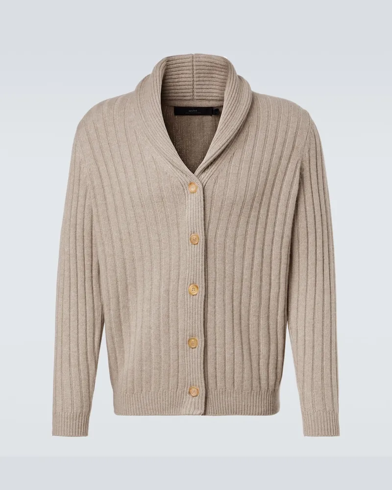 arch4 Cardigan Mr Denver aus Kaschmir Beige
