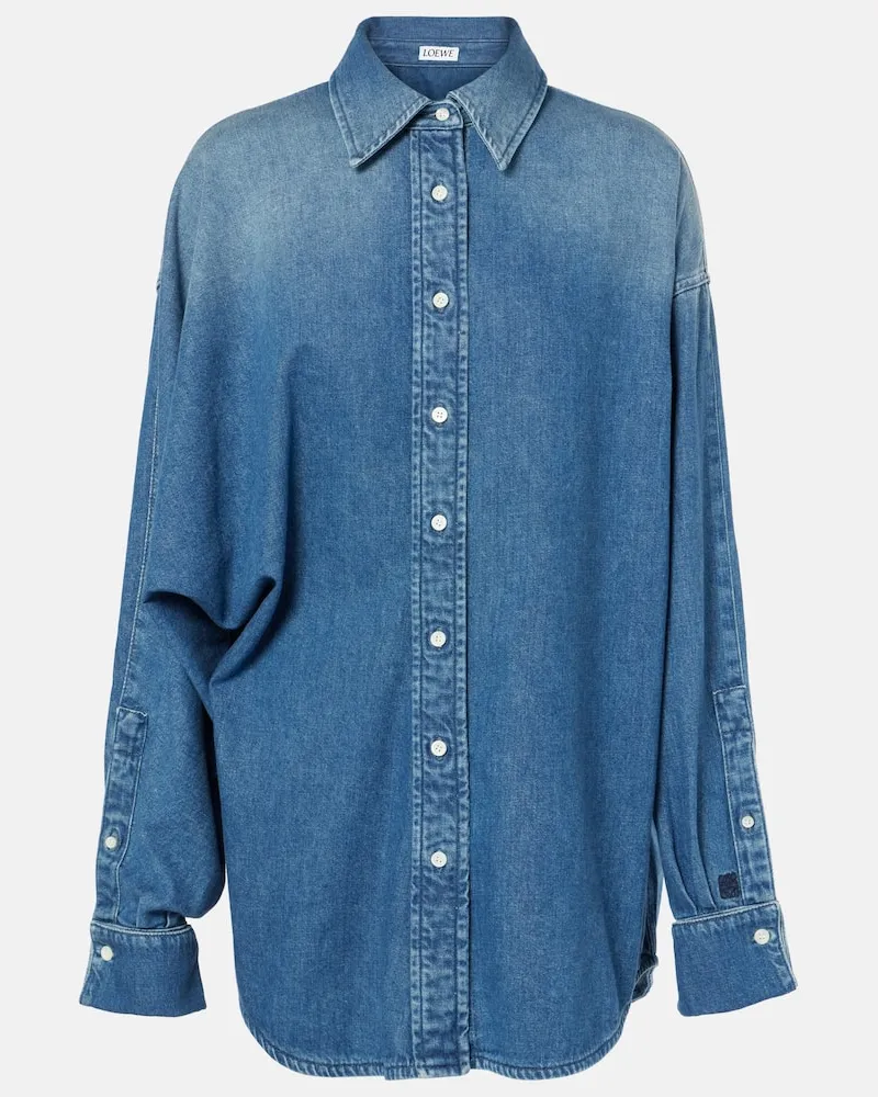 Loewe Jeanshemd Blau