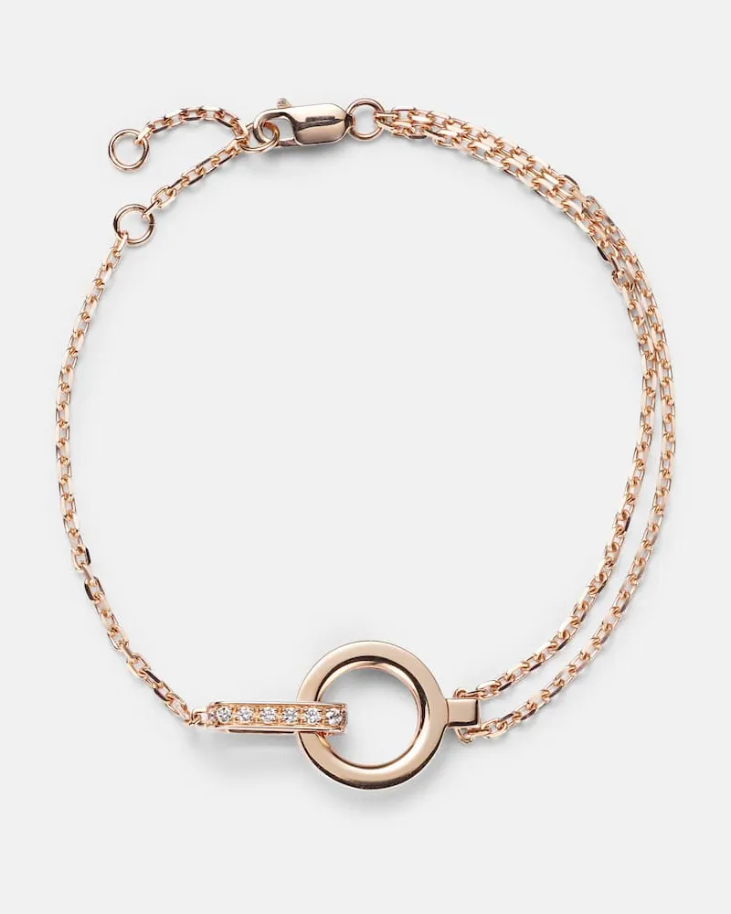 Repossi Armband Berbere aus 18kt Roségold mit Diamanten Gold