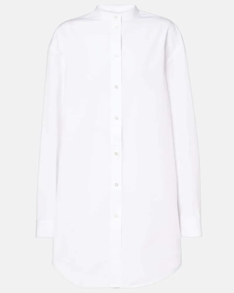 Jil Sander Hemd Wednesday aus Baumwollpopeline Weiß