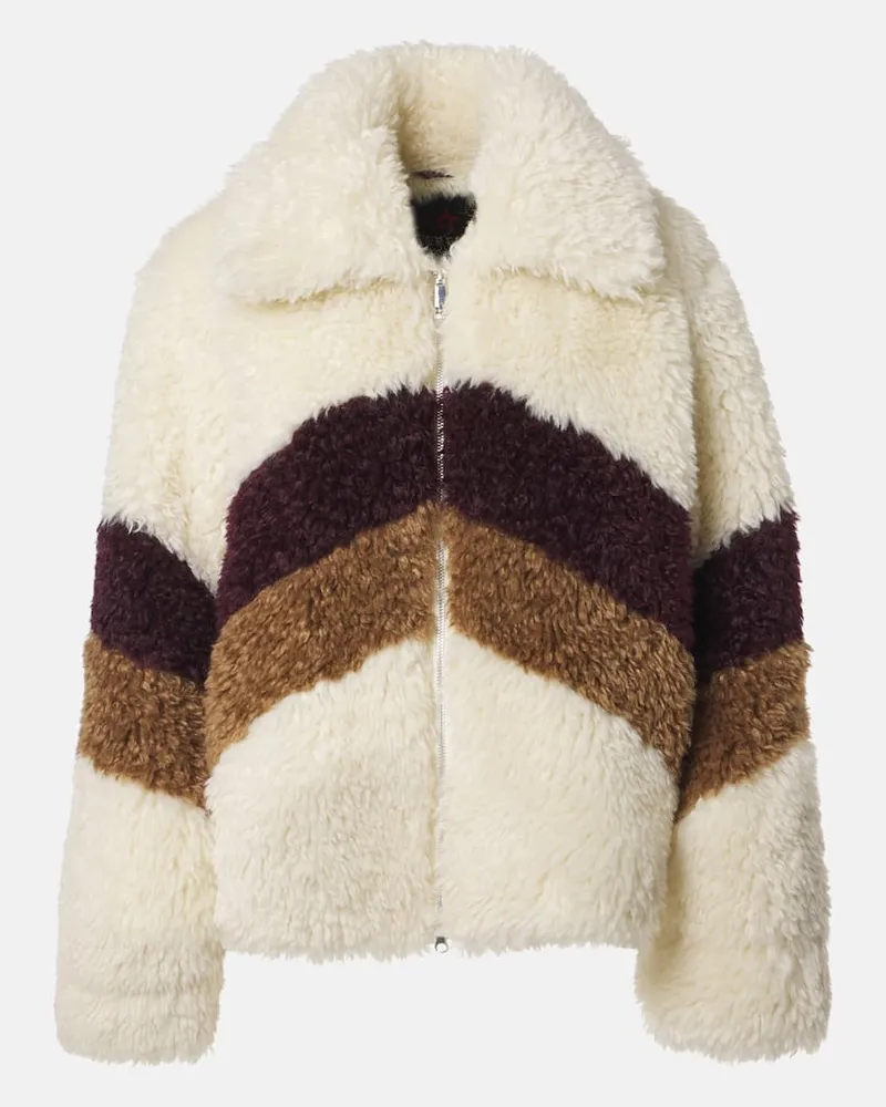 Perfect Moment Wendbare Jacke aus Faux Shearling Multicolor