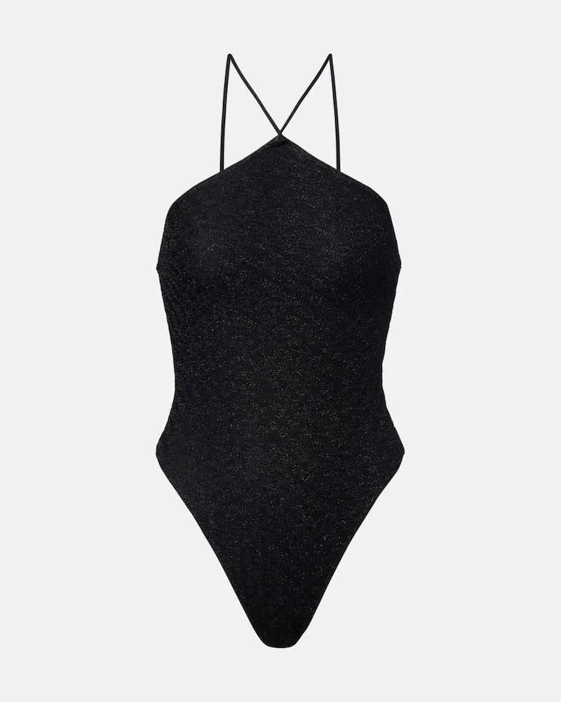 Missoni Badeanzug aus Häkelstrick Schwarz