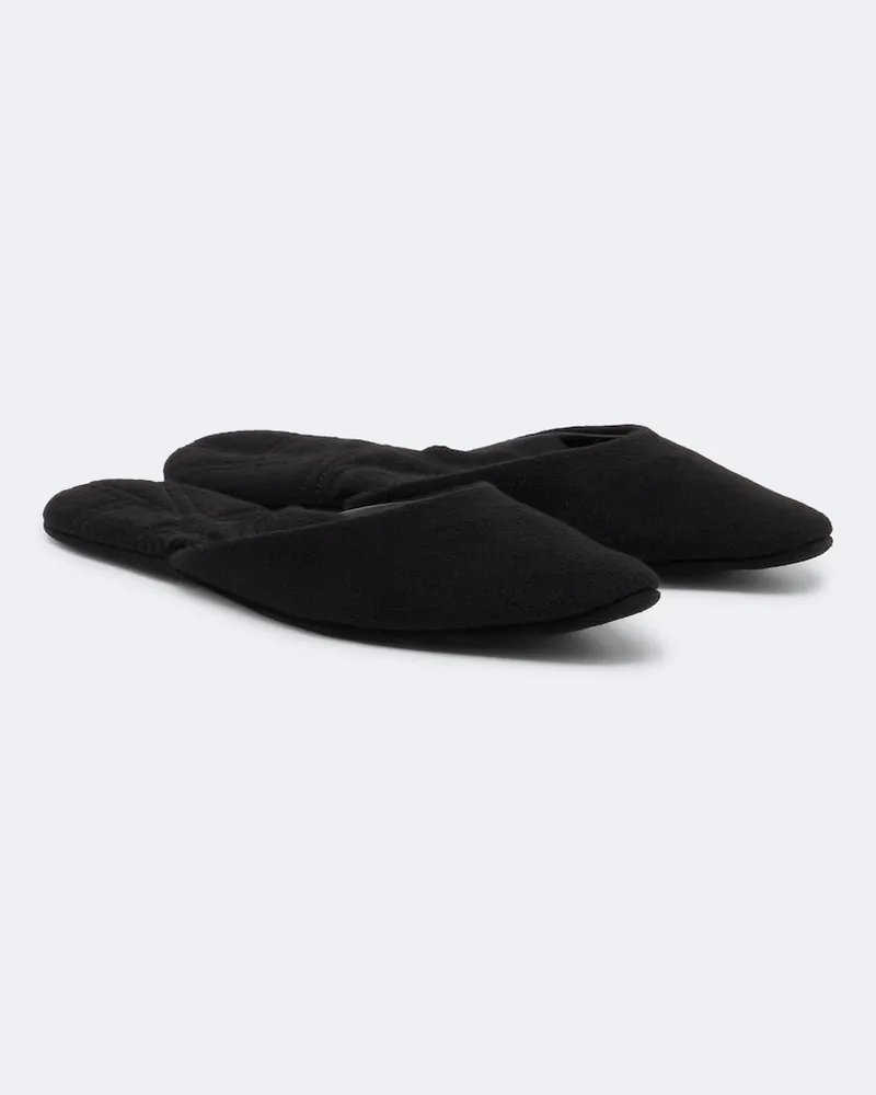 Totême Slippers Schwarz