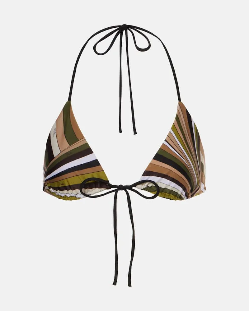 Emilio Pucci Bikini-Oberteil Iride Braun