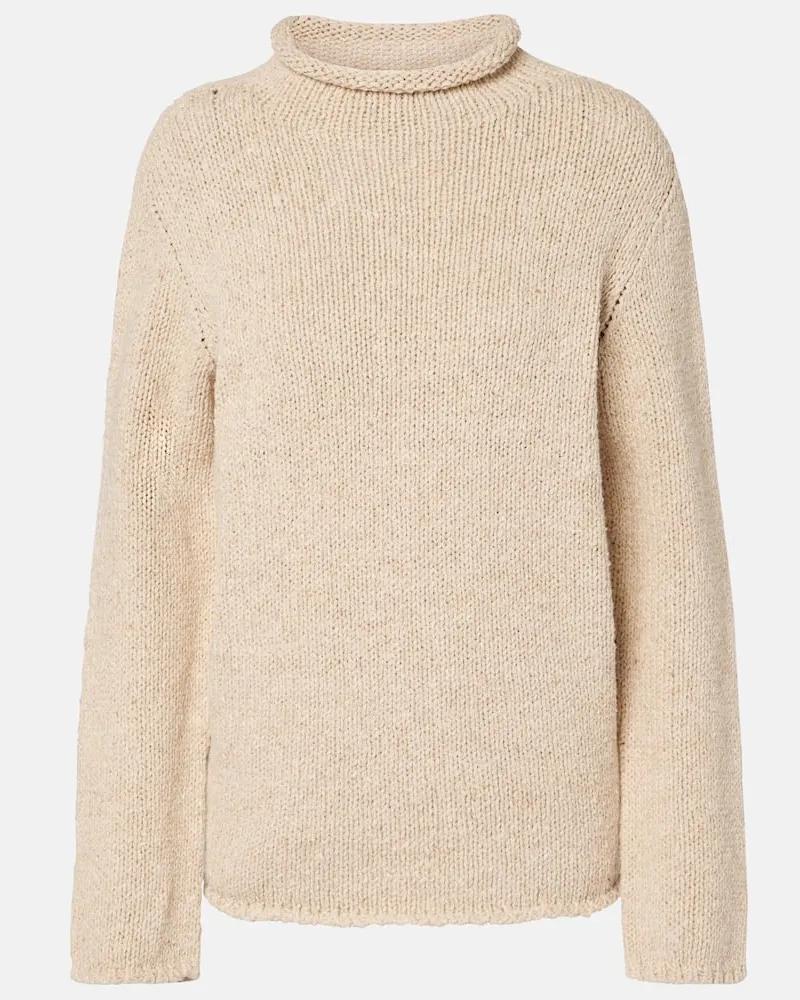 The Row Pullover Jyoko aus Baumwolle Beige