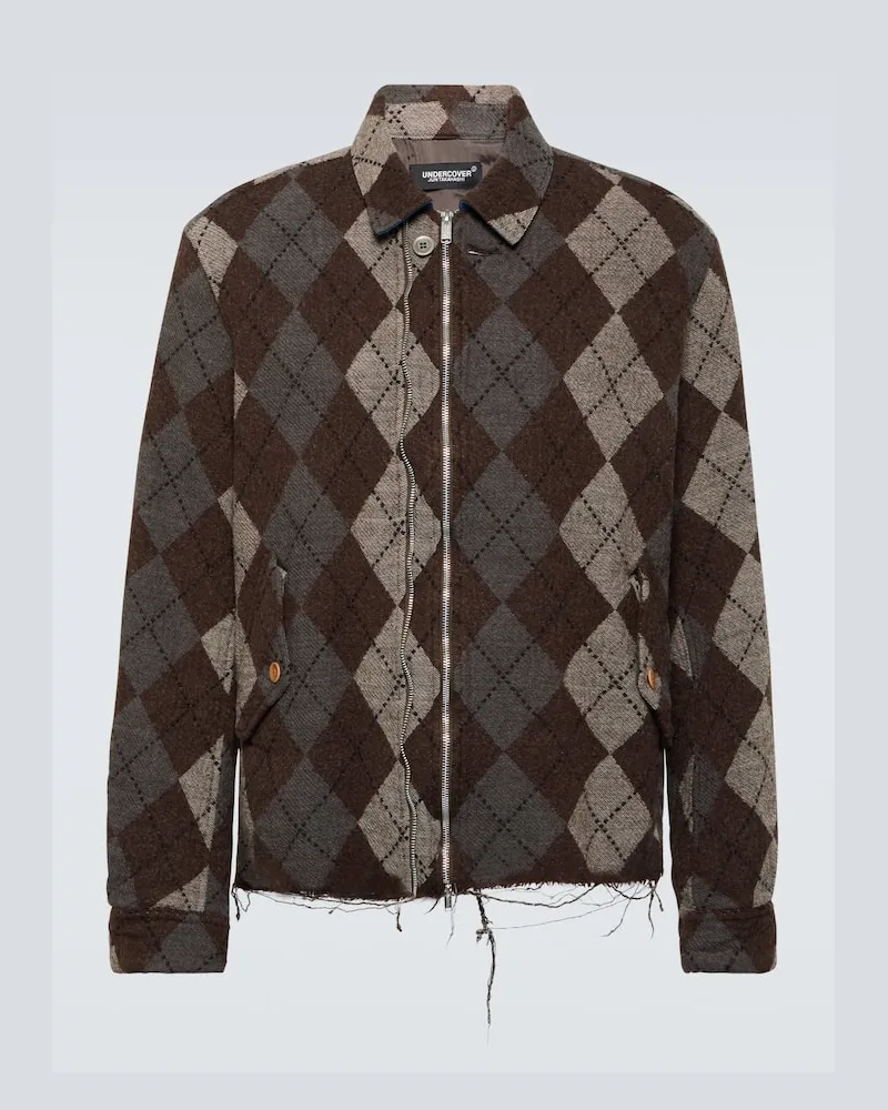 Undercover Blouson aus einem Wollgemisch Braun