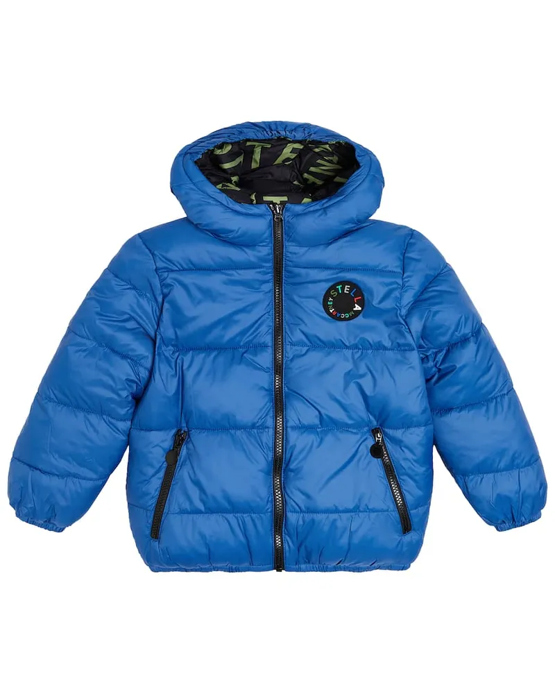 Stella McCartney Kids Wendbare Jacke Blau